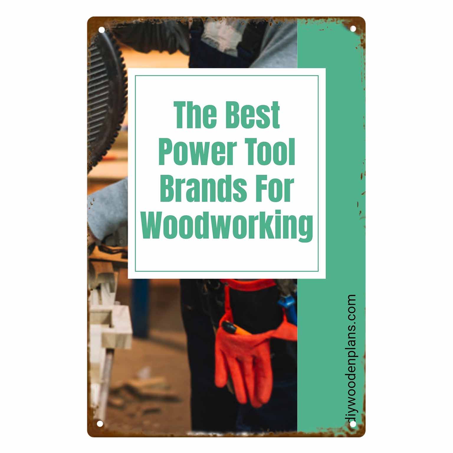 Best Tools For Workshop - Panneau mural 2D plat, 1 pièce,