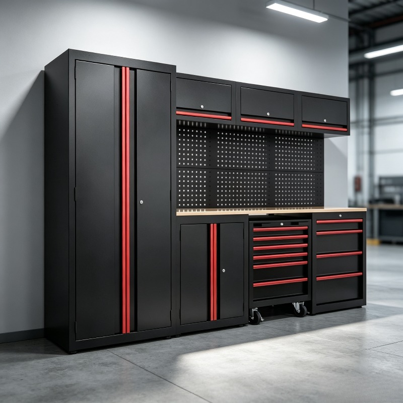 Workshop Tools Trolley - Groupe d'armoires à outils personnalisables pour