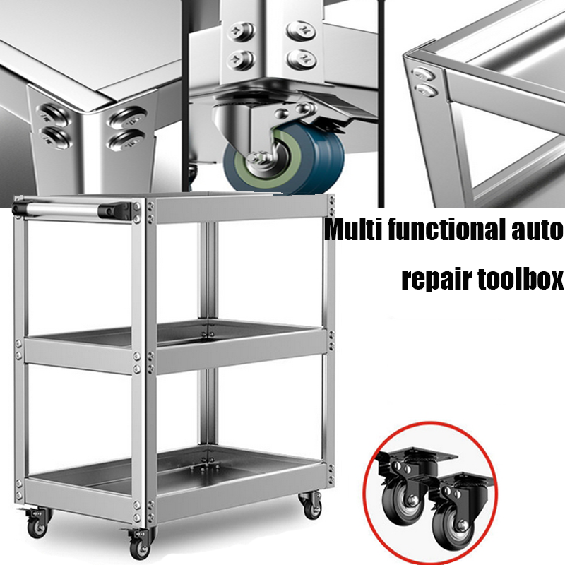Workshop Tools Trolley - Chariot à outils en acier inoxydable