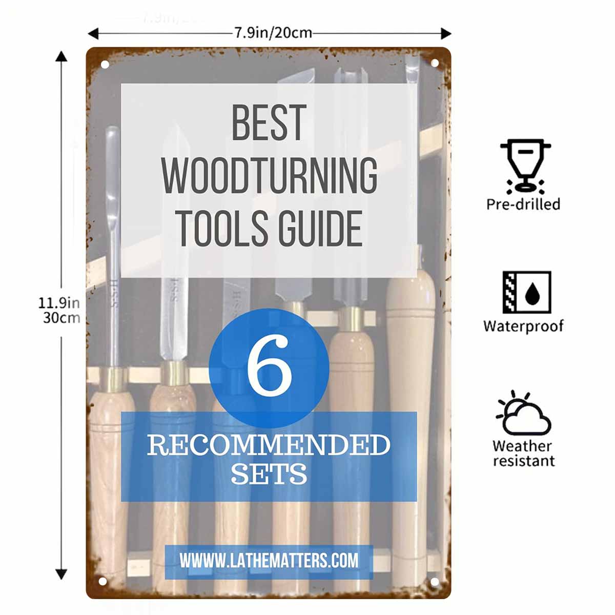 Affiche décorative 2D plate 1  - Best Tools For Workshop avis et prix